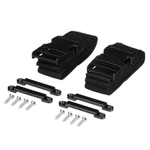 Seachoice Dual-Strap Fuel Tank Hold Down Kit W/ Fasteners And Deck Fittings #TOP1
