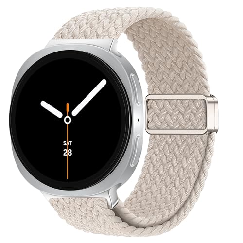 �o���h�ɑΉ�Samsung Galaxy Watch 8 40mm 44mm/Galaxy Watch 8 Classic 46mm�A�}�O�l�b�g���o�b�N���t���A�Ή�Samsung Galaxy watch 8/8 Classic���� �x���g���߉\�ȐL�k��