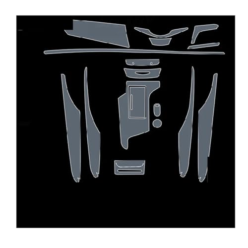 Film protection TPU Cadillac CT6 2018-2023 accessoires console intérieure anti-rayures