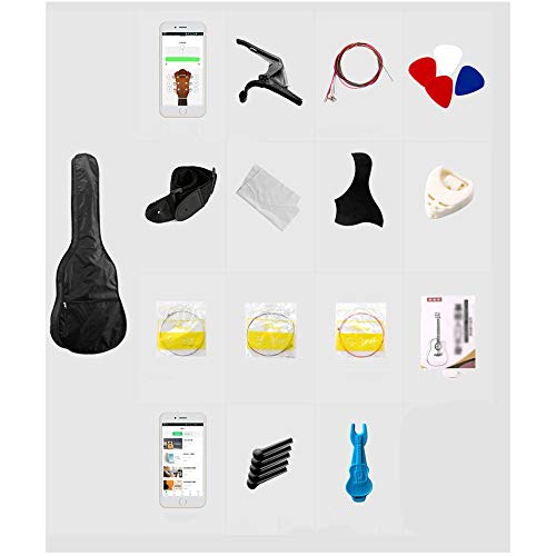 JTRHD Guitare Acoustique Débutant Guitare étudiant Novice Guitare Folk Piano Entrée Guitare Acoustique pour Adultes et Enfants (Couleur : D, Size : 38 inches) - Les Beatles, Paul McCartney, John Lennon, RIngo Starr, George Harrison JTRHD Guitare Acoustique Débutant Guitare étudiant Novice Guitare Folk Piano Entrée Guitare Acoustique pour Adultes et Enfants (Couleur : D, Size : 38 inches) – Image 7