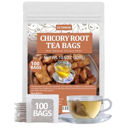 100 Premium Chicory Root Tea bags, Made with 100% Natural