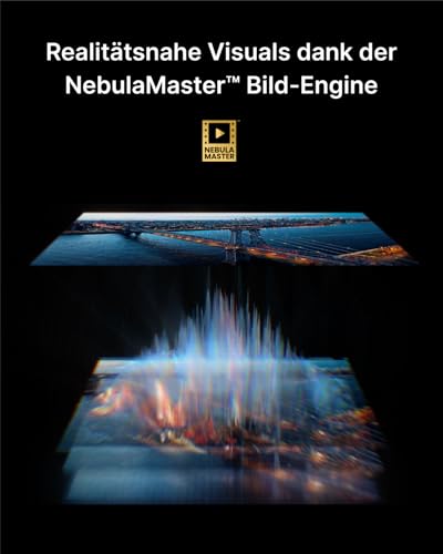 NEBULA Cosmos 4K SE Smart Beamer, 4K High-Brightness Projektor, Dolby Vision, 200" Großbild, 1800 ANSI Lumen, HybridBeam, optimierte Bildqualität, Google TV, offizielles Netflix, 4K-Dekodierung – Bild 5