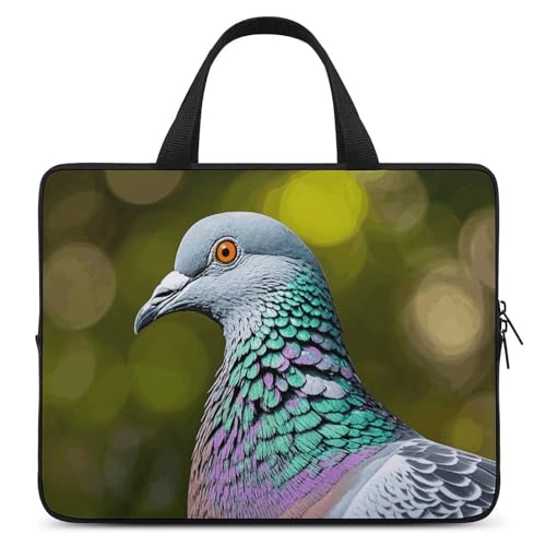 Housse ordinateur portable Gris Pigeon pour travailler au café ou en déplacement urbain