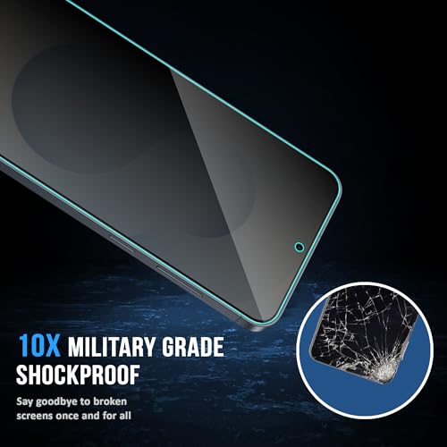 Image of ArmourPro Borderless Privacy Tempered Glass for Samsung Galaxy S25 / Samsung S24 - Anti-Spy Anti Peeping Screen Protector, Edge-to-Edge Coverage, 9H Anti-Scratch, Case Friendly, Easy Installation Kit