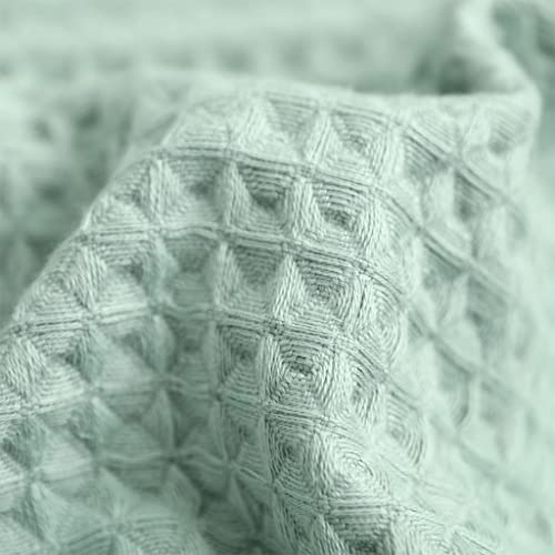 XUEMML Hotel Bathrobes Unisex Adult，Robe For Men Cotton 100% ，Linen Waffle Lightweight Kimono Loungewear4