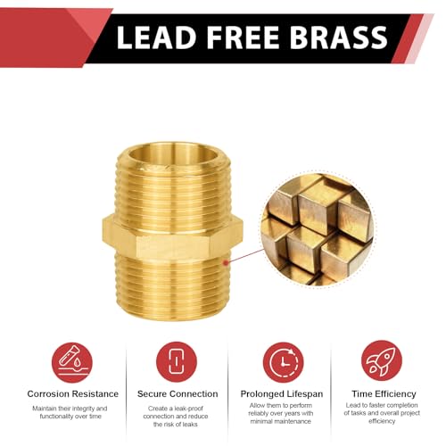 Efield EF- PIPE FITTINGS Pack Of 2) Efield Brass Pipe Fittings thumb #2