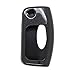 Produktbild Schlüsselgehäuse mit Metall-Lackierung Klapp-Funkschlüssel, Schwarz
