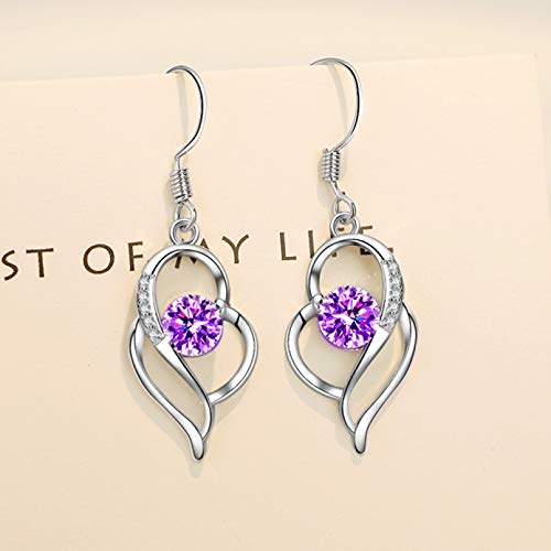 Boucles d'oreilles Parasols de joaillerie en argent et longs glands de cristal précieux