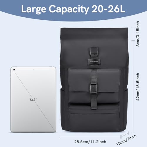 Kingsons Travel Laptop Backpack, Anti Theft Lightweight Backpacks，Waterproof Backpack Casual Daypack Computer Bag Gift3
