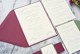 Custom Southern Style Wedding Suite, Fall Wedding Invitation, Bohemian Invitation, Savannah Sample