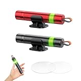 Queltrix Verbessert Gurtschneider Notfallhammer, 2 In 1 Safety Nothammer Auto mit Gurtschneider, Sicherheitshammer Glasbrecher für Land, Unterwasser und Nacht (2 Stück/Nachleuchtend)