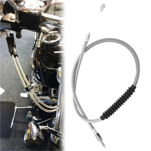 Câble d'embrayage pour Harley Electra Glide FLHR, le tressage acier robuste de 110 cm