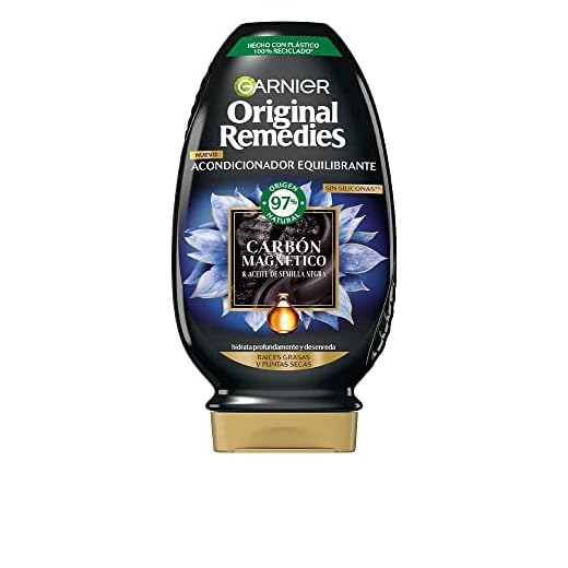 Garnier Original Remedies Acondicionador Carbón Magnetico, 250 ml