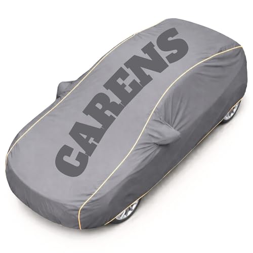 Image of Superior Grade Quality Carens Cover (All Variants) Car Body Cover - 100% Waterproof Custom Fit with Mirror Pockets | Triple-Stitched Elastic Design, Heat Reflective, Anti-Dust, All-Weather