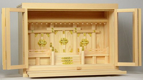 神棚 大　吊ガラス宮 (仏具、仏壇) Amazon｜ハセガワ仏壇 箱宮 神棚 18号 モダン神棚 ガラス扉