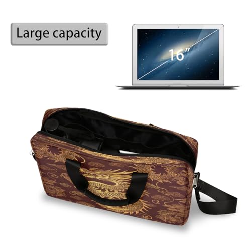 Bolso para portátil con diseño de dragón chino miniatura 4