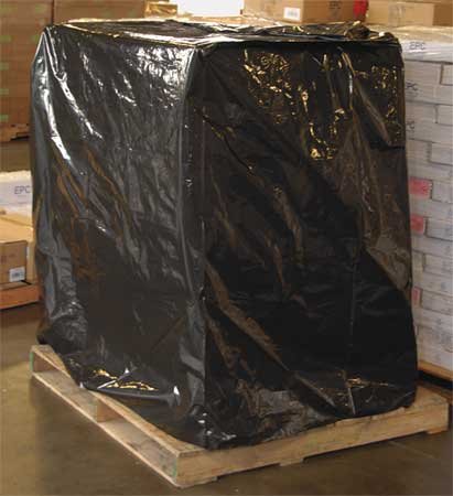 73" x 51" Polyethylene Pallet Cover, 3 mil, Pk50