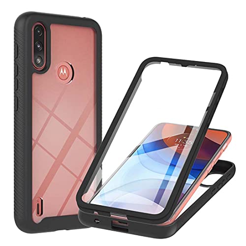 Coque Portefeuille Cuir Pour Motorola Moto E7i Power - Noir - Neuf