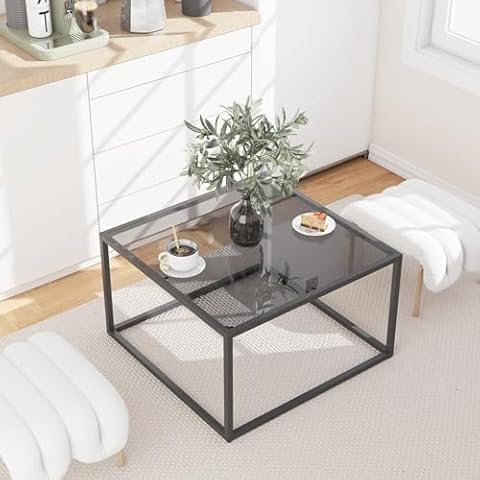 YMYNY Glass Coffee Table UHCT001H Cover