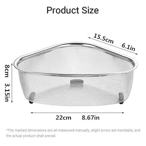 Colador de malla para fregadero de acero inoxidable miniatura 2