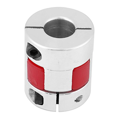 1 Unid Acoplador de Acoplamiento de Eje de Ciruela de Aleación de Aluminio Conecte D25 L30 de 8 MM A 12mm Para Motor Paso A Paso(7mm-11mm)