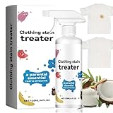 120ml Stain Remover Clothes,Laundry Stain Remover for Clothes,Stain Treater,Stain Removing Spray,Clothing Oil Stain Cleaner,Collar Sta/in Rem/oval Spray,Wipe Out Sta/in Re/mover,Fabric Sta/in Re/mover