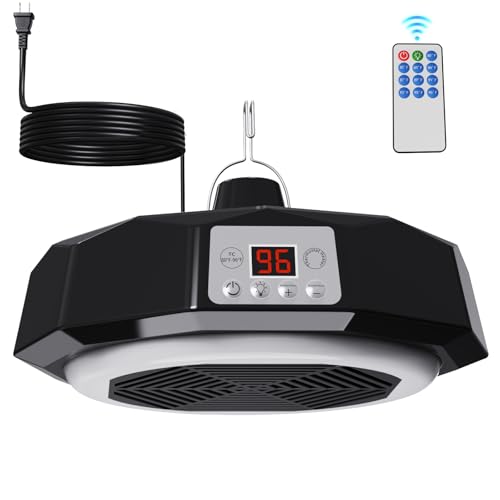 Nexum Chicken Coop Heater for Winter, 400 Watts Chicken Heater Built-in Lamp, Safety Thermostat Control, Overheat Protection, 6FT Cord Warmer for Poultry Dog Cat Rabbit
