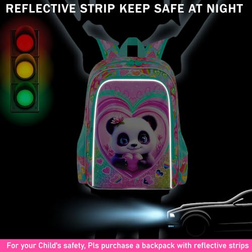 Image of 16 inch Backpack for Girls Boys 4-8, 3Pcs Kids Bookbag Set with Lunch Box, School Bag for Preschool Kindergarten