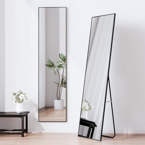 洗練された空間を演出する、軽量でスタイリッシュな全身鏡 - 毎日のスタイリングを完璧に