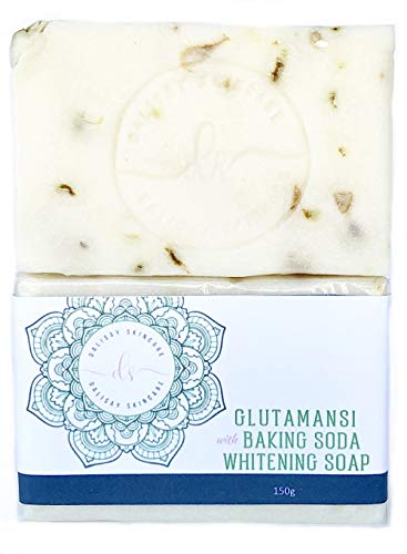 Glutamansi with Baking Soda Skin Whitening Soap, 150g - Natural Dark Spot Remover