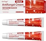 Herbal Antifungal Cream - 2pcs Soothes Cream Suitable for: Jock Itch, Ringworm, Athlete's Foot - All Plant-Based and Natural Formula