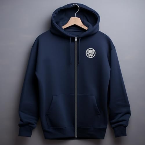 Image of 95MILES Long Sleeve Regular Fit Hoodies with Zipper Closure Type Stylish Sweatshirt for Men