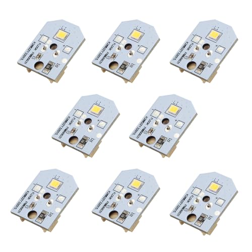 WR55X11132 Refrigerator Light Replacement LED for GE Refrigerator (8 Pcs)