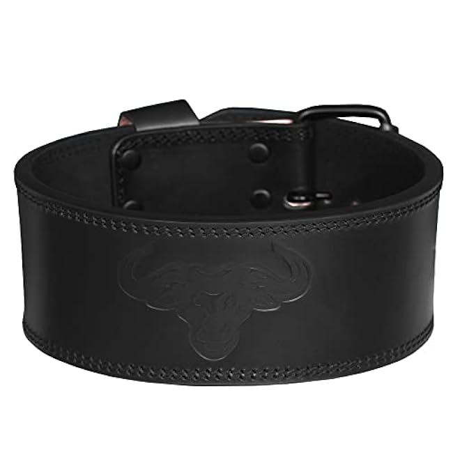 IBRO Powerlifting Weight Lifting Lever Or Single Prong Gym Belt ¨C 8MM, 10MM or 13MM Extreme Power Heavy Duty 100% Genuine Leather- Squat Deadlift Bodybuilding WeightLifting IPF Strongman for Men Women