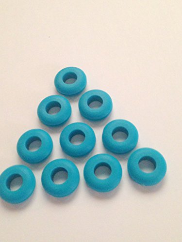 10 Teal Silicone Grommet 5/16