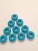10 Teal Silicone Grommet 5/16" Colored Grommet BPA Free For Fermentation or Straw Lids