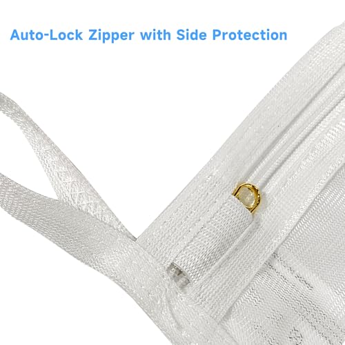 Image of GOGOODA 3 Pack Delicates Laundry Bags, Fine Mesh Wash Bag with Hanging Loop
