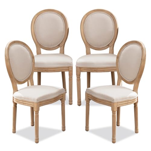 SoarFlash French Round Back Dining Chairs