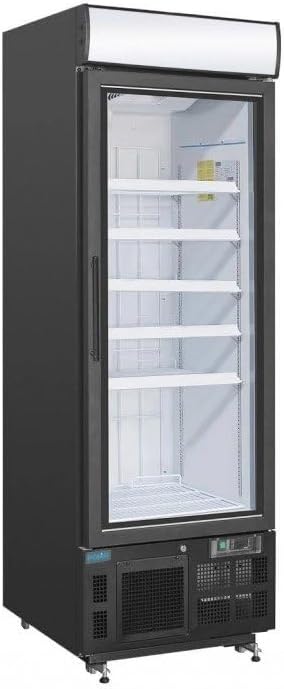 412 Liter Black Freezer with Glass Door by Polar