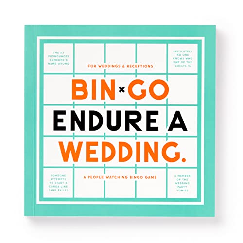 Brass Monkey Bin-Go Endure A Wedding Bingo Book