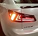 MOSTPLUS Tail Lights Compatible for Lexus IS350 IS250 2006-2012 (Set of 2) (Red Clear)