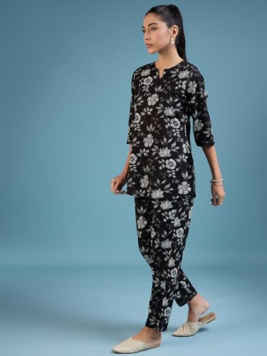 Image of Bee M Pee Designer Women Cotton Kurta Pant Cord Set for Women