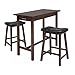 3-Pc Kitchen Island Table with 2 Cushion Saddle Seat Stools RTM13508