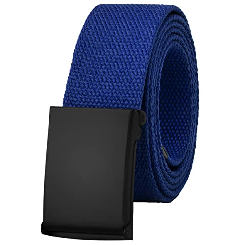 Image of Falari Canvas Web Belt Fully Adjustable Cut to Fit Golf Belt Flip Top Buckle