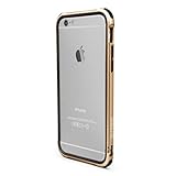 X-Doria Case for iPhone 6 ONLY (Defense Gear), Military Grade Drop Tested iPhone Case, TPU & Aluminum Premium Protective Case, Gold (Not for iPhone 6s)