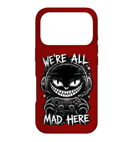 We're All Mad Here �Q�[�}�[ �`�F�V���L�O���b�`�f�U�C�� �X�}�z�P�[�X iPhone 17 Pro �p
