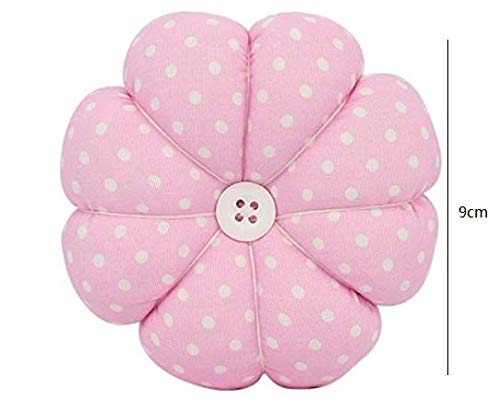 Woiwo Pumpkin Wrist Pin Cushions Wearable Needle Pincushions For Sewing Quilting Pins Holder,Pink #TOP1