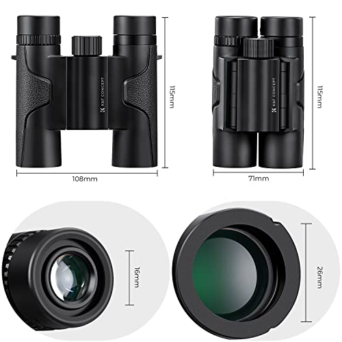 Binoculares Compactos 10x25 K&F Concept Impermeables miniatura 3