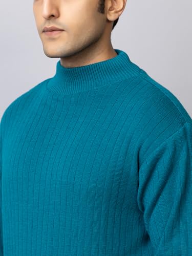 Image of TYSORT Men's Knitted Full Sleeve Zipper Cardigan Sweater for Winter