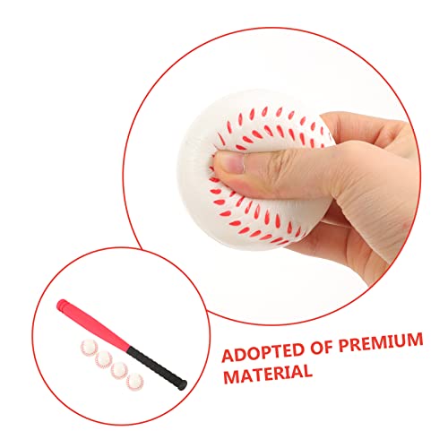 PAMINGONO 1 Set Baseball Suit Rounders Balls Bat Rounders Bat and Baseball Games Baseball Bats Bat and Elastic Games Outdoor for Interesting Eva
